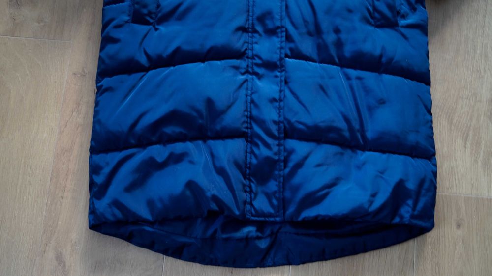 Granatowa kurta damska Reserved, jesień zima, r. 34, stan idealny