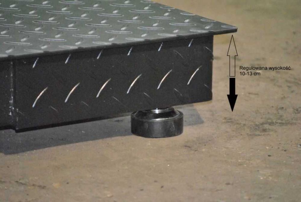 Waga platformowa paletowa magazynowa 1500kg 0,5kg 1,2x1,2m legalizacja
