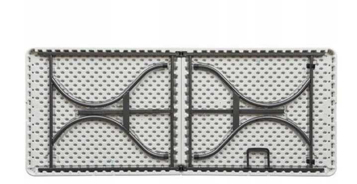 Stół tworzywo sztuczne prostokątny 240 x 70 x 74 cm