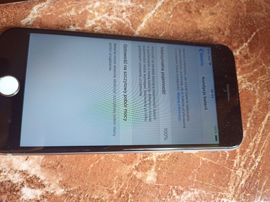 iPhone 6 64GB brak blokad, nowa bateria.