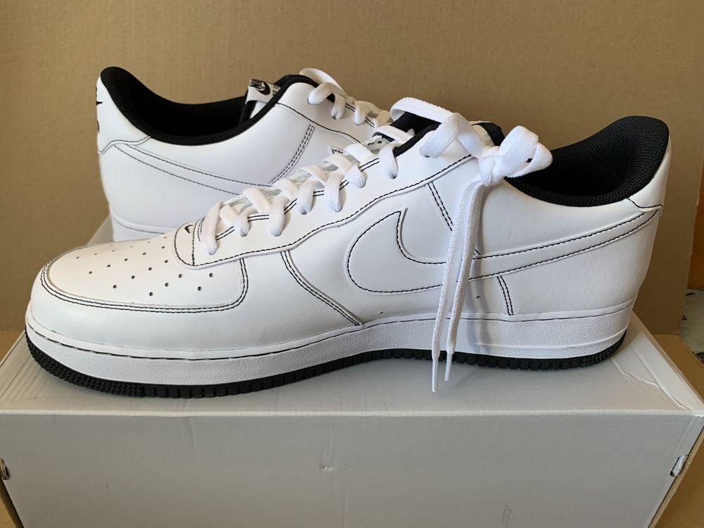 buty Nike rozmiar 52,5 AIR FORCE 1 Sneakersy Nowe białe Oryginalne