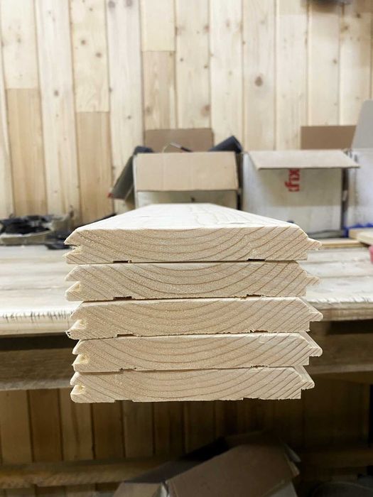 Блок хаус 135*35*3000 мм від виробника. Смерека (вагонка, доска пола)