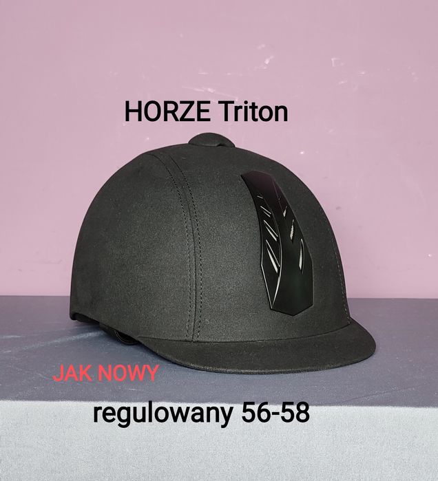 Zestaw: Rękawiczki jeździeckie + Kask Horze + Czapsy