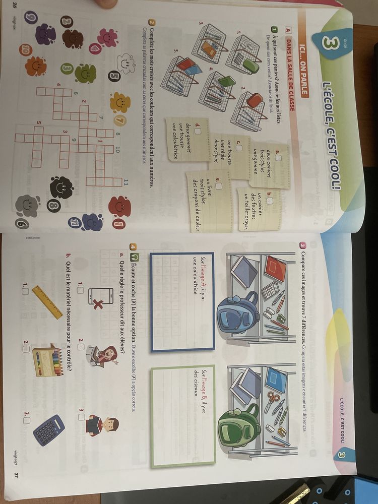 Caderno de atividades francês 7*ano