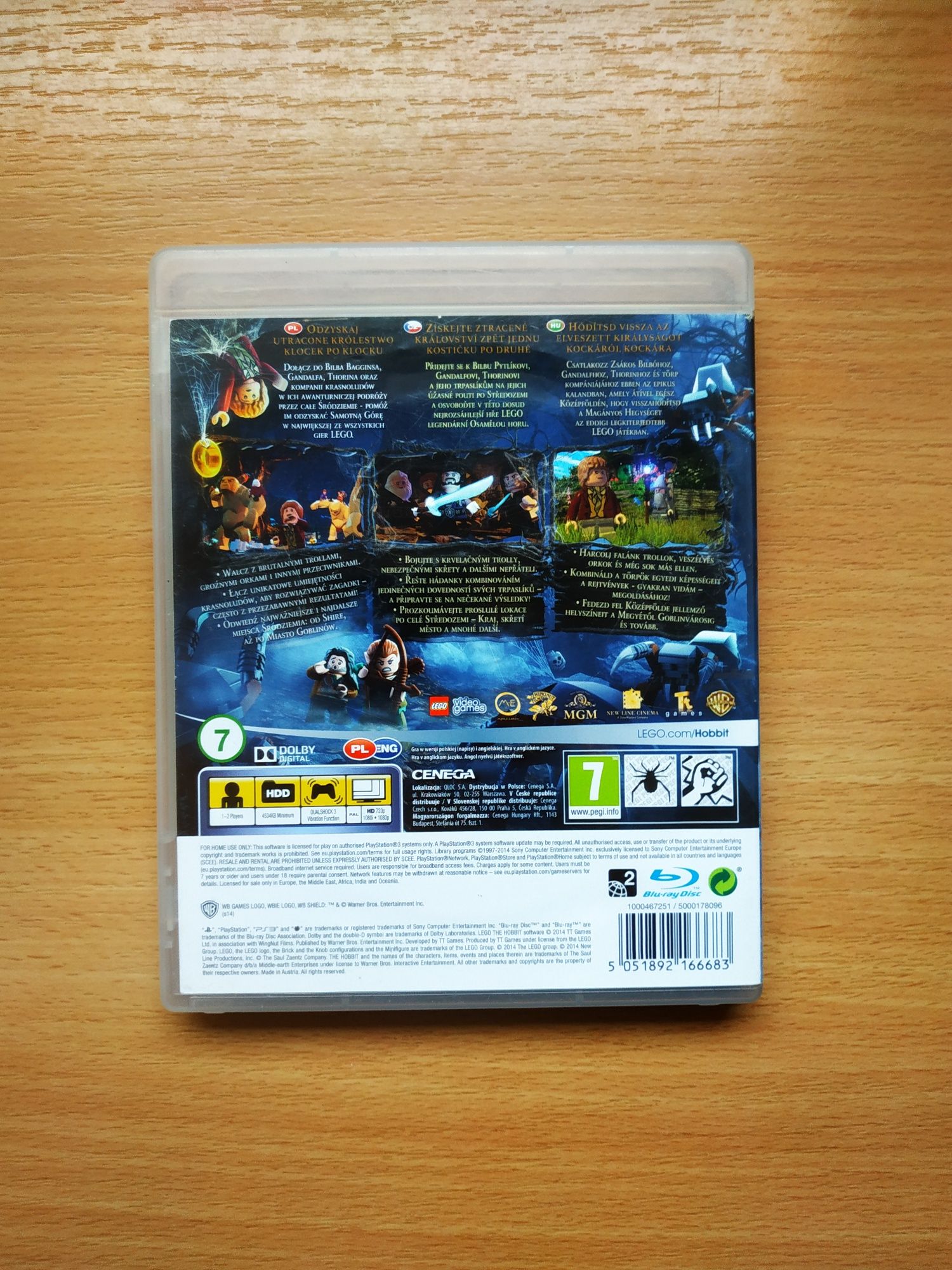 Lego Hobbit ps3, pl, stan bardzo dobry, wysyłka olx