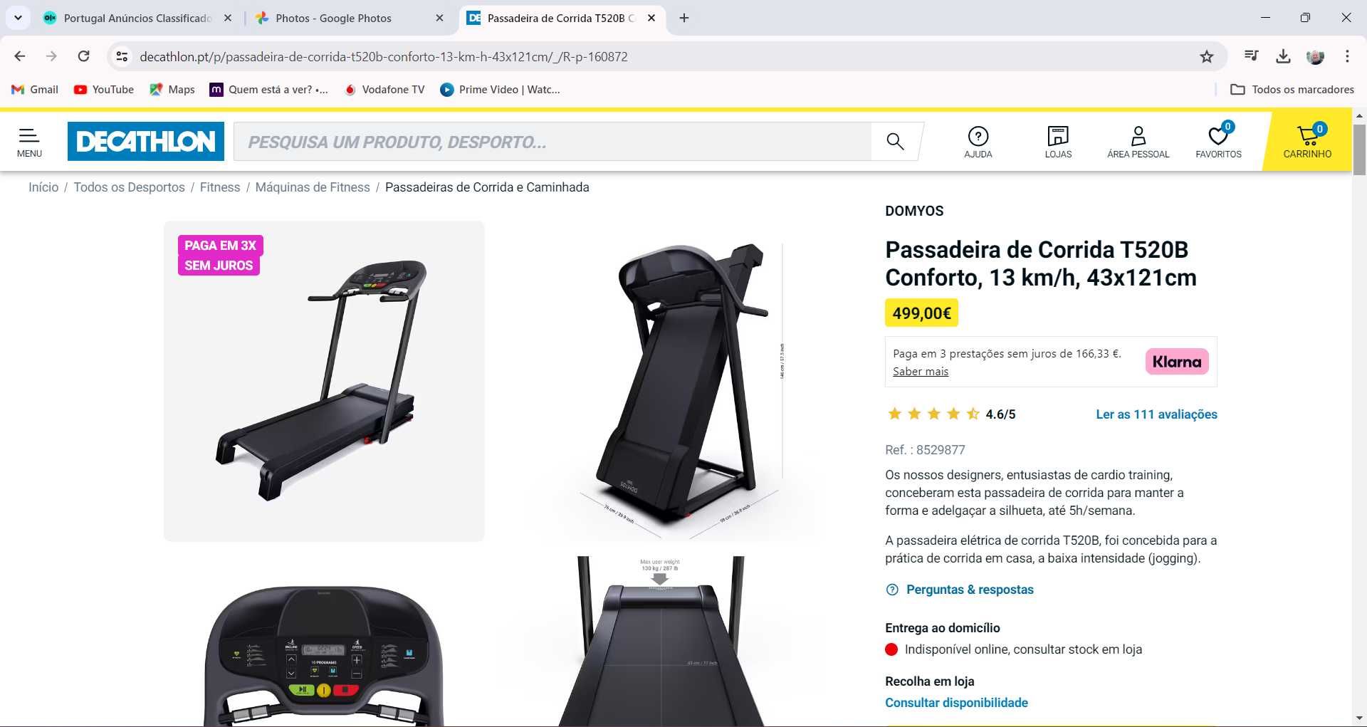 passadeiras de corrida e caminhada decathlon