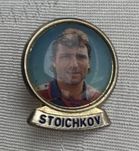 Znaczek przypinka Stoiczkow FC Barcelona oryginał Sport Lineva lata 90