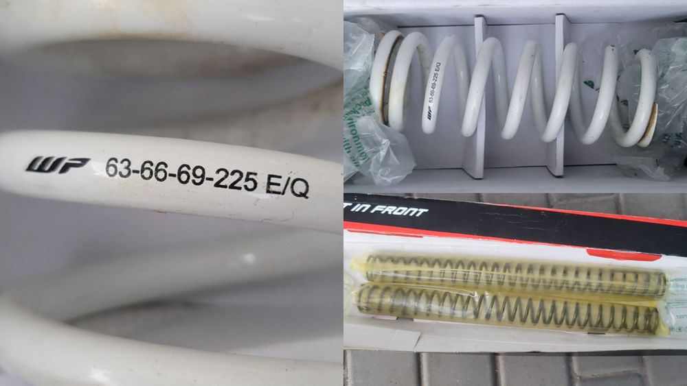 WP пружина для KTM амортизатора заднего на вес 75-85кг