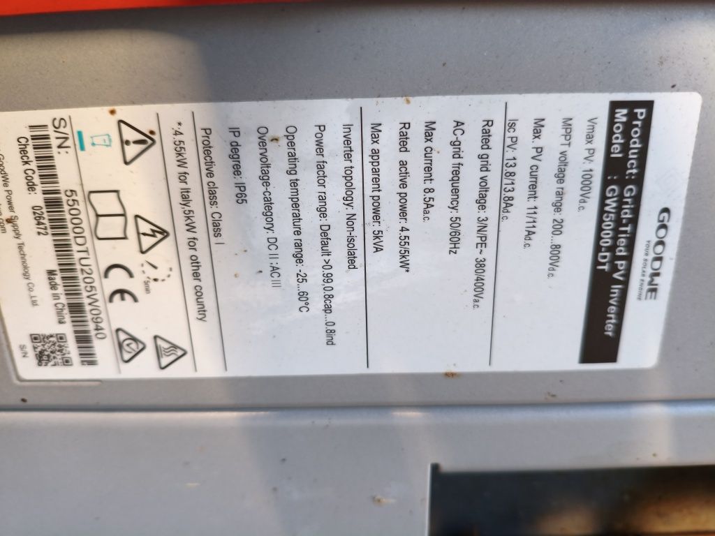 Falownik goodwe 5KW