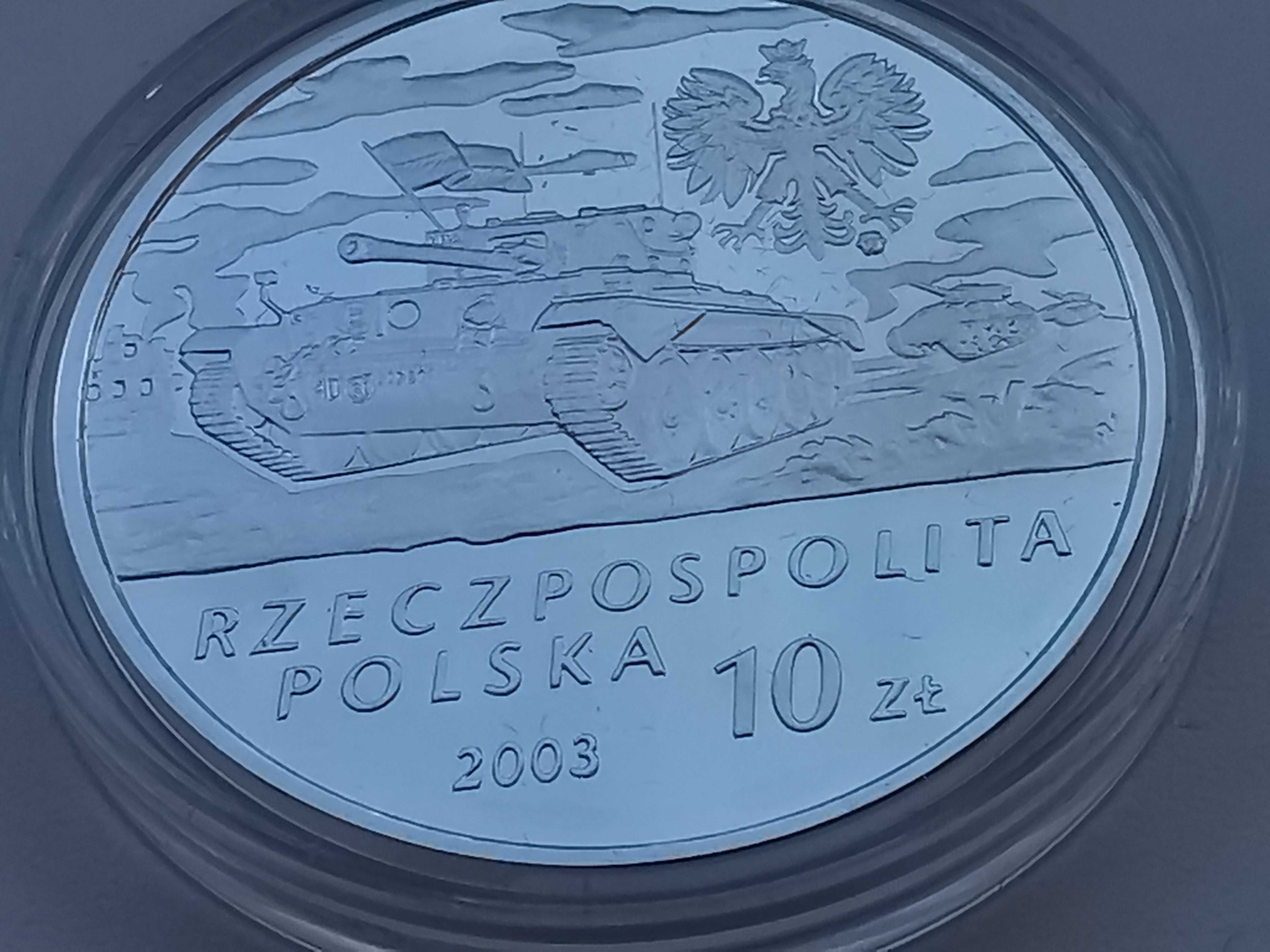 Moneta Generał Broni Stanisław Maczek - Lustrzanka 10zł