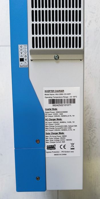 Inwerter falownik 12v 2000w NOWY anenji