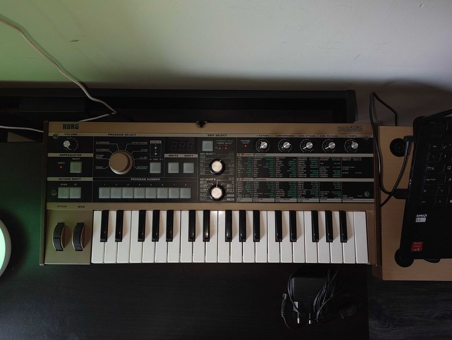 Korg Microkorg - uso em estúdio