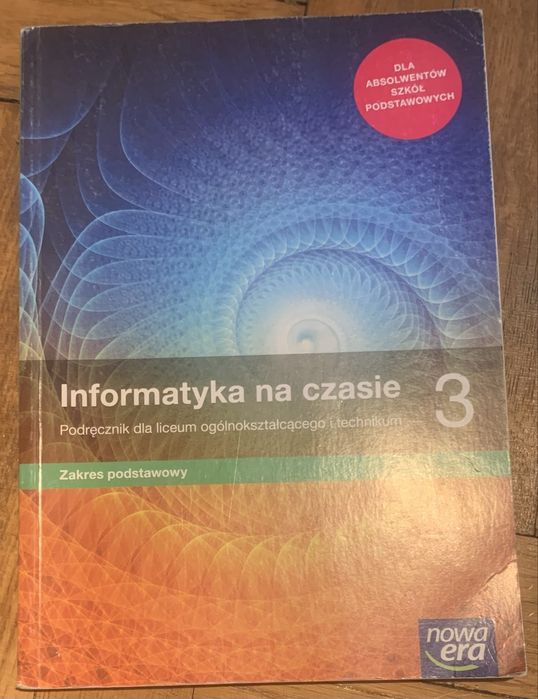 Podręcznik do informatyki dla klasy 3 liceum oraz technikum