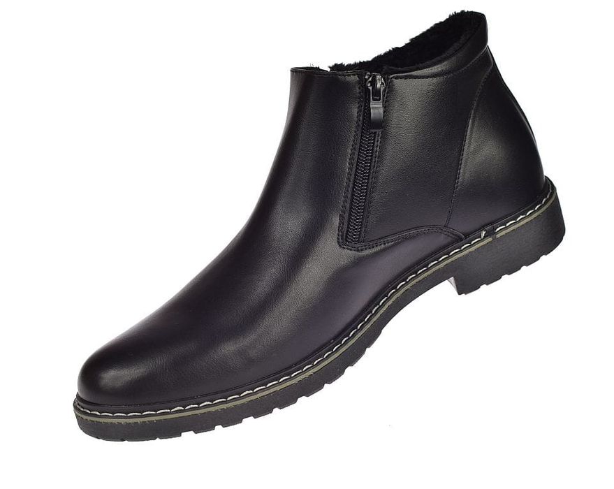 Buty męskie ocieplane botki na suwak sztyblety B-4-0707 rozm. 43