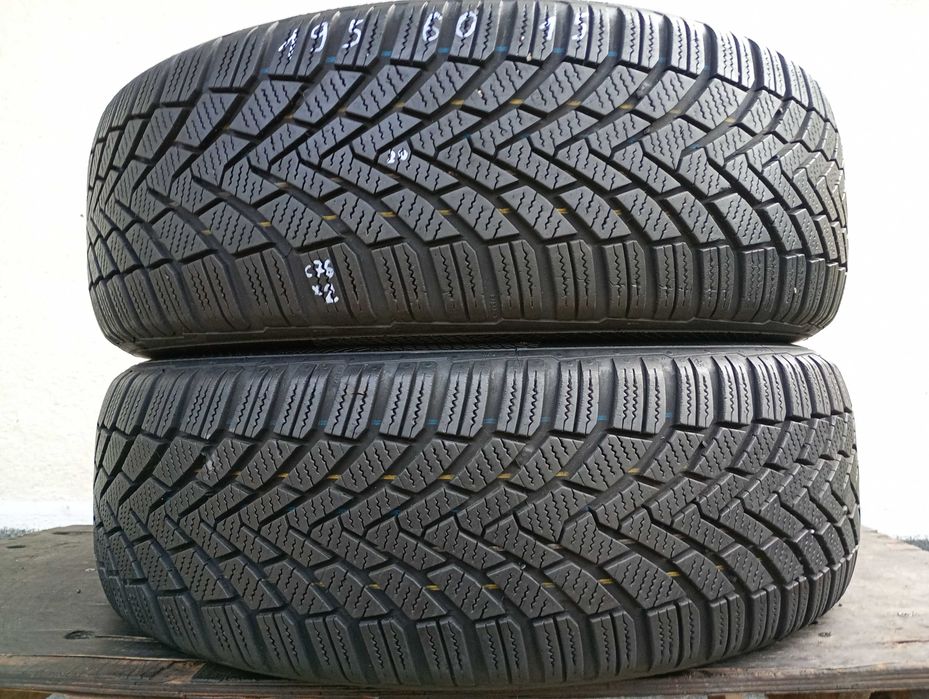 195/60 r15 -2шт- Continental 20р шини резина зима 195 60 15 (c76*2)