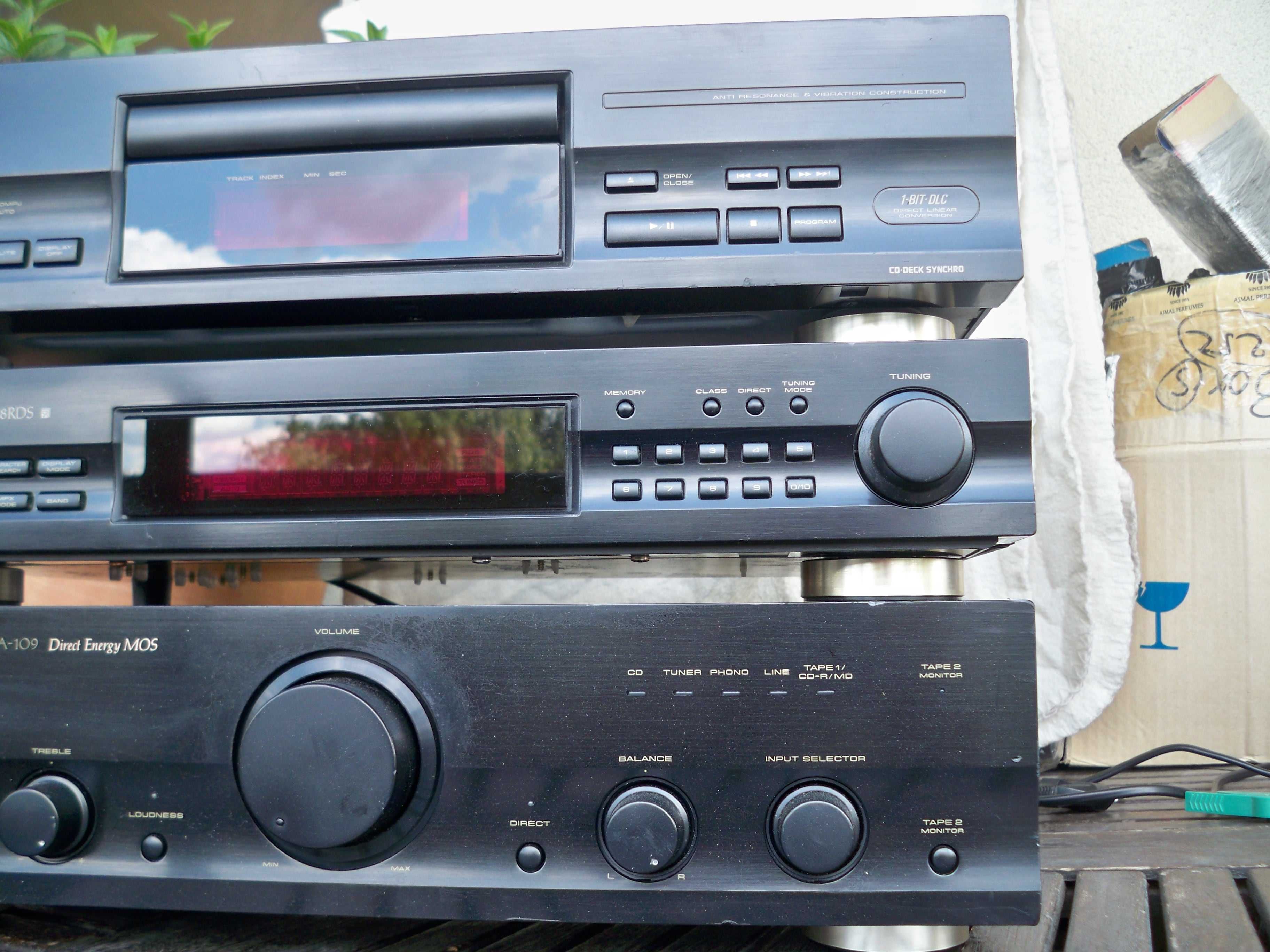 wieża Pioneer wzmacniacz A-109 + tuner F-208RDS + odtwarzacz CD PD-107