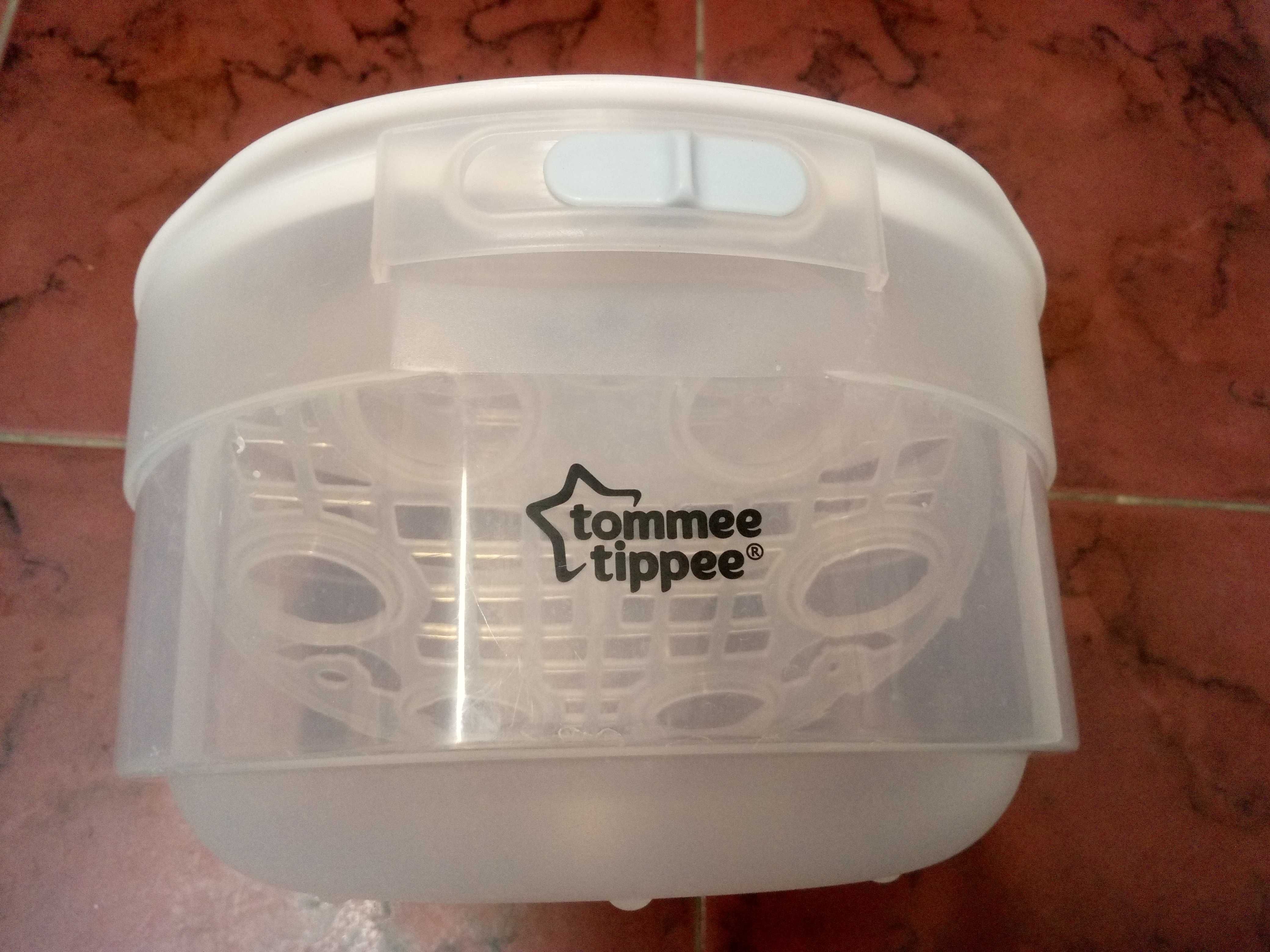 Sterylizator do mikrofalówki + 4 nowe butelki Tommee Tippee
