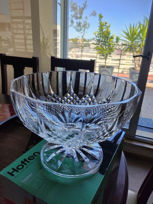 Taça cristal sobremesa saladeira etc atlantis vista alegre