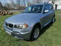 BMW X3 E83 3.0D 2004 r. Hak, Automat, 204 KM