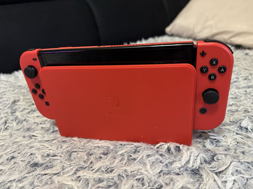 nintendo switch oled mario red edition