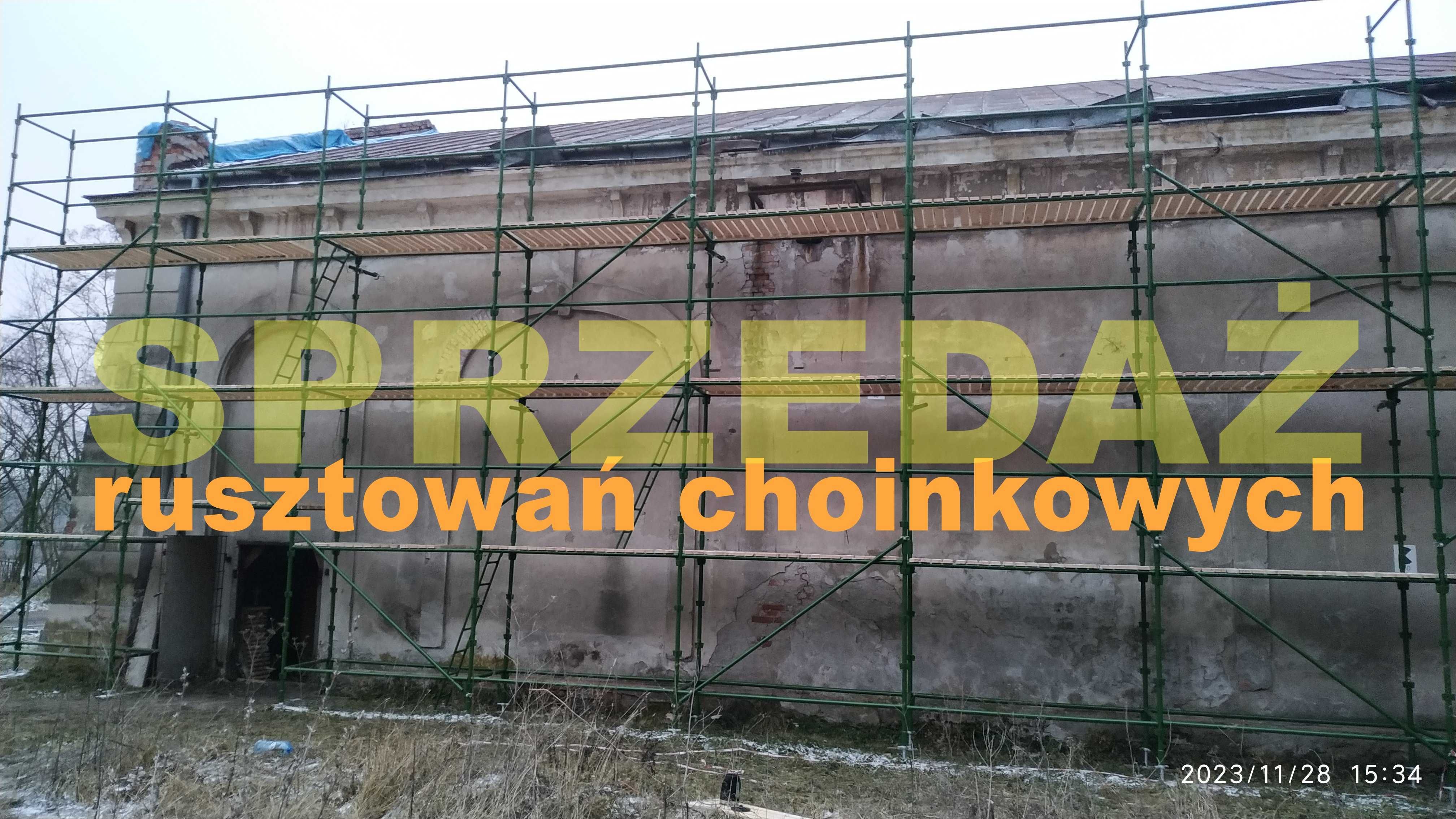 Rusztowanie choinkowe rusztowania klinowe 100m2 rusztowań