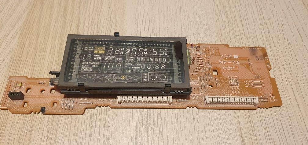 Płytka wyświetlacza VFD  wyświetlacz magnetowid Sony