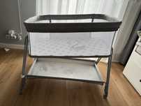 Lionelo Łóżeczko Dostawne Luna Grey Concrete 2W1