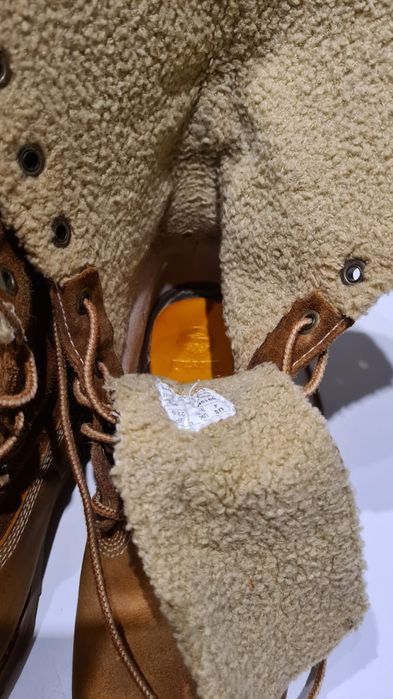 Timberland 36 zimowe trapery ocieplane brązowe wodoodporne junior dams