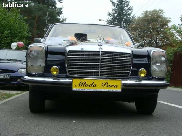 AUTO DO ŚLUBU-Zabytkowy Mercedes W115 z poł lat 70-tych