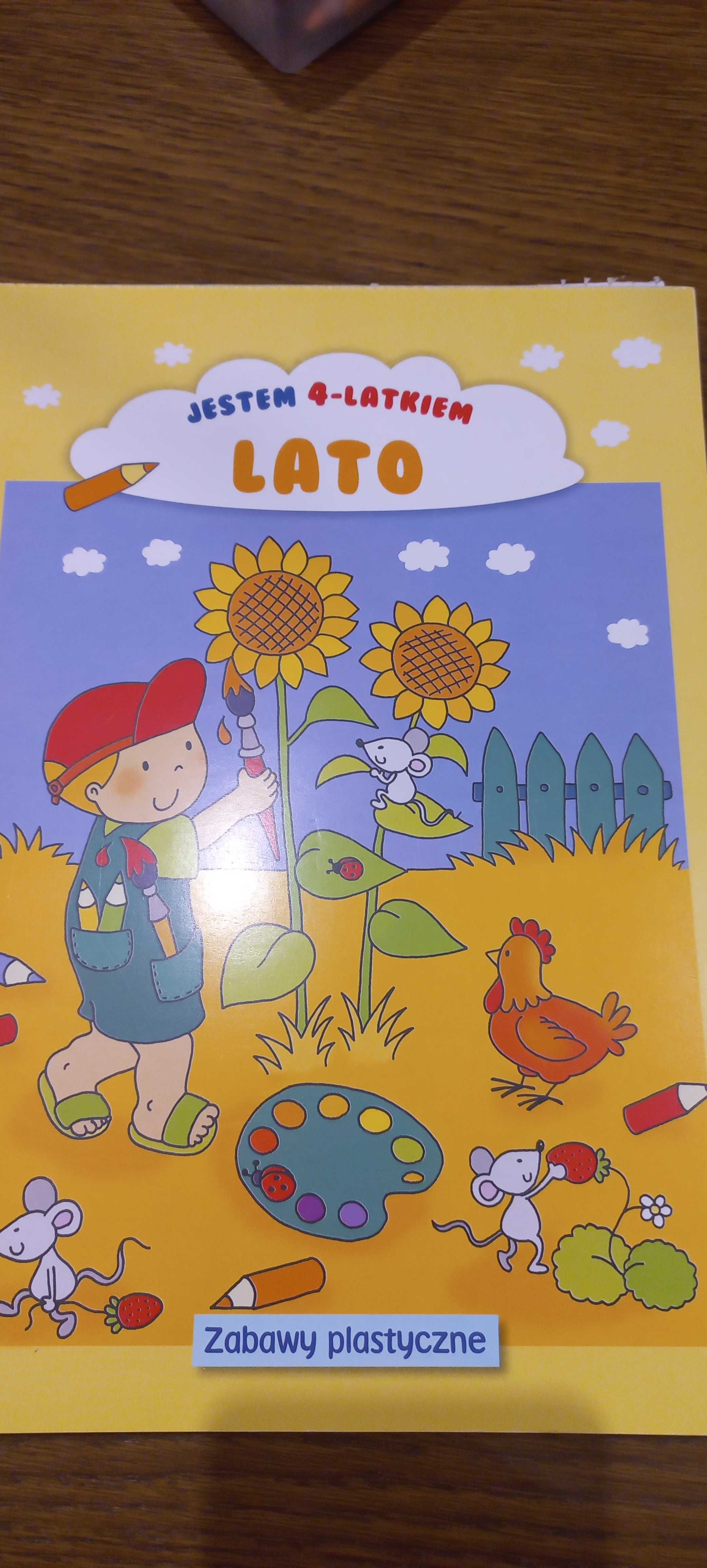 Zestaw kart do prac plastycznych dla 4latka