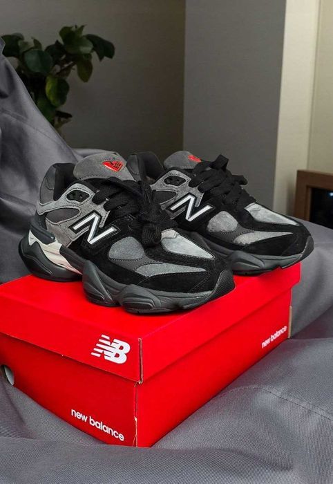 ХУТРО! New Balance 9060 Black Grey Fur 37 38 39 40 41 42 43 44 45 46