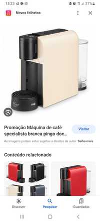 2 Maquinas de cafe pingo doce