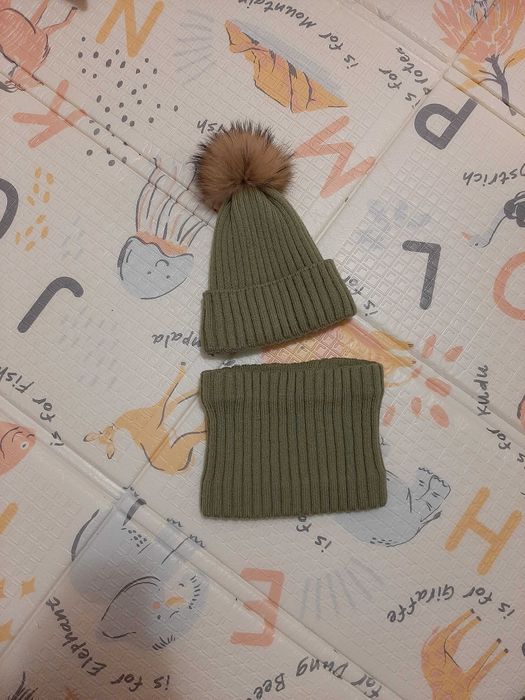 Шапка + снуд (зимовий комплект)