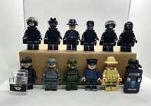 Lote de 13 Minifiguras SWAT compatíveis Lego