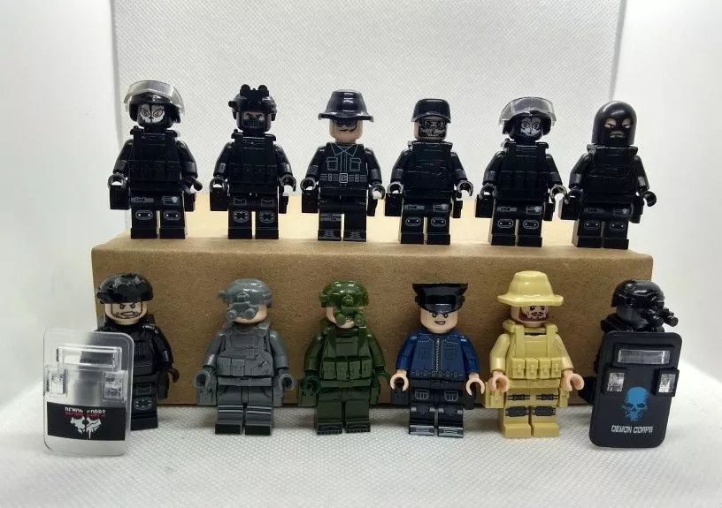 Minifiguras SWAT compatíveis Lego