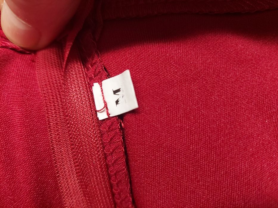 Długa sukienka Burgund rozm M