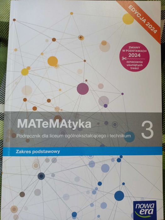 Podręcznik do matematyki klasa 3 poziom podstawowy