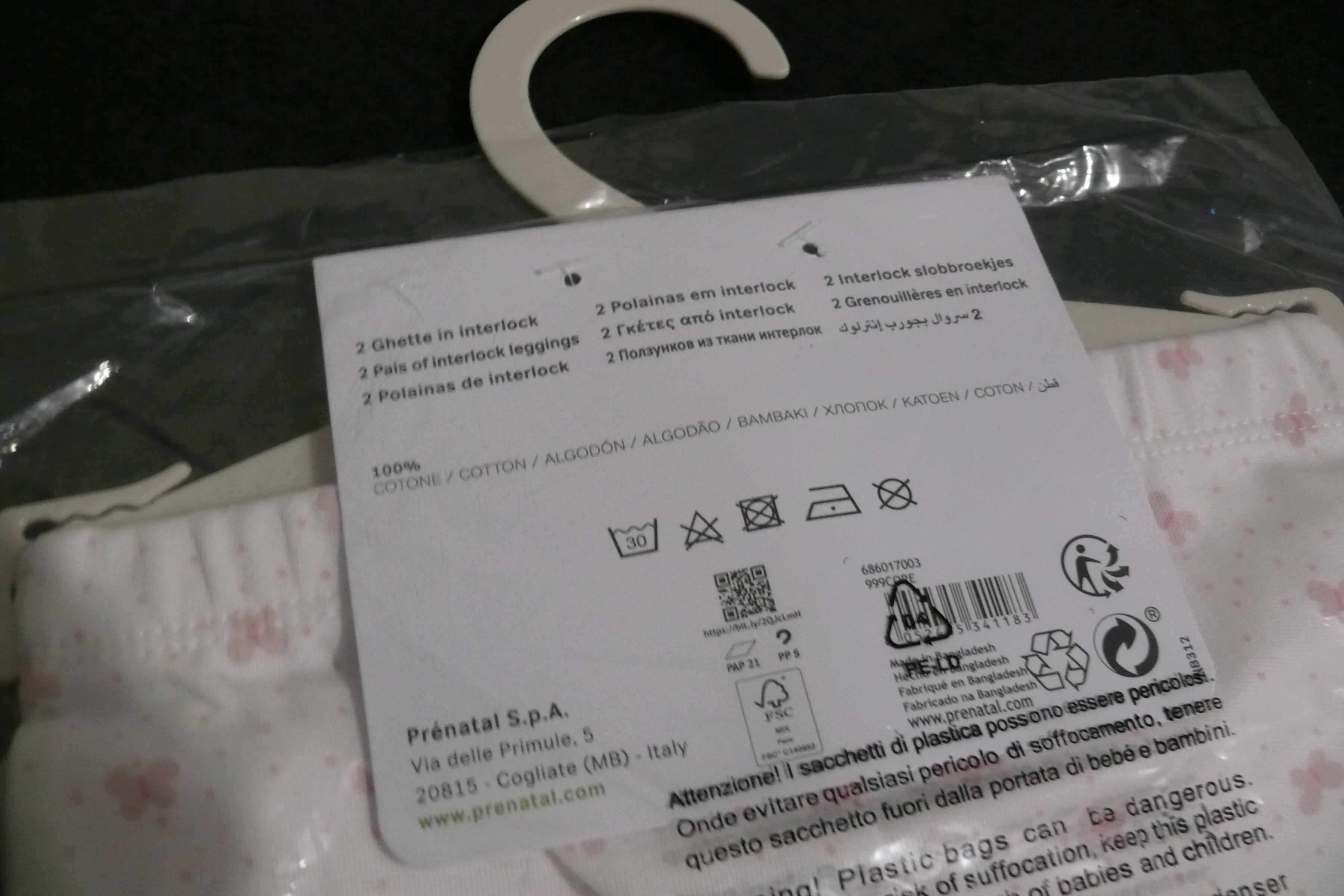 Calças interiores  Leggings PreNatal