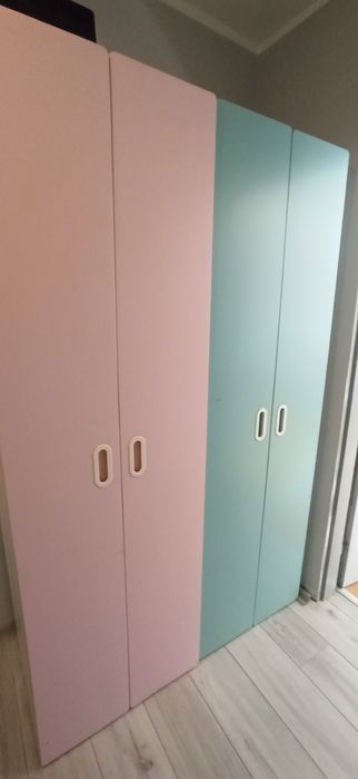 2Szafy z Ikea różowa zielona