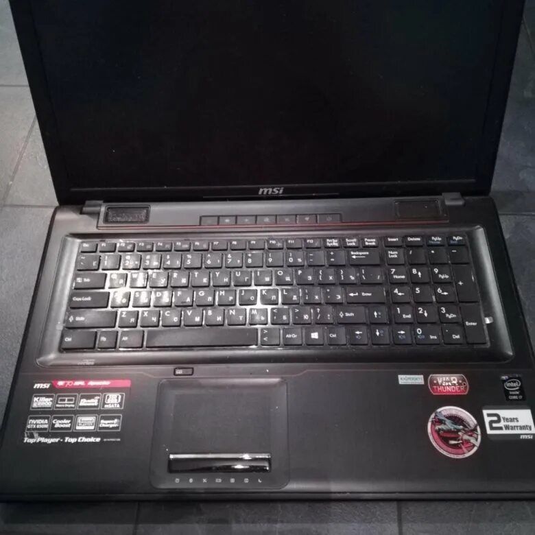 Игровой ноутбук MSI GE60 2PL APACHE SSD-HDD 1TB, 4 гб видео, 16 RAM