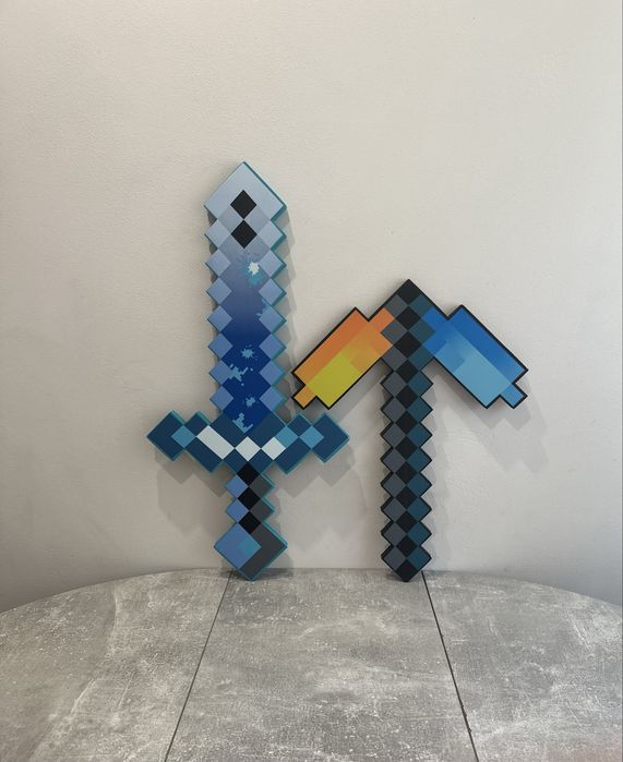 Меч та Кирка. Набір зброї Майнкрафт / Minecraft