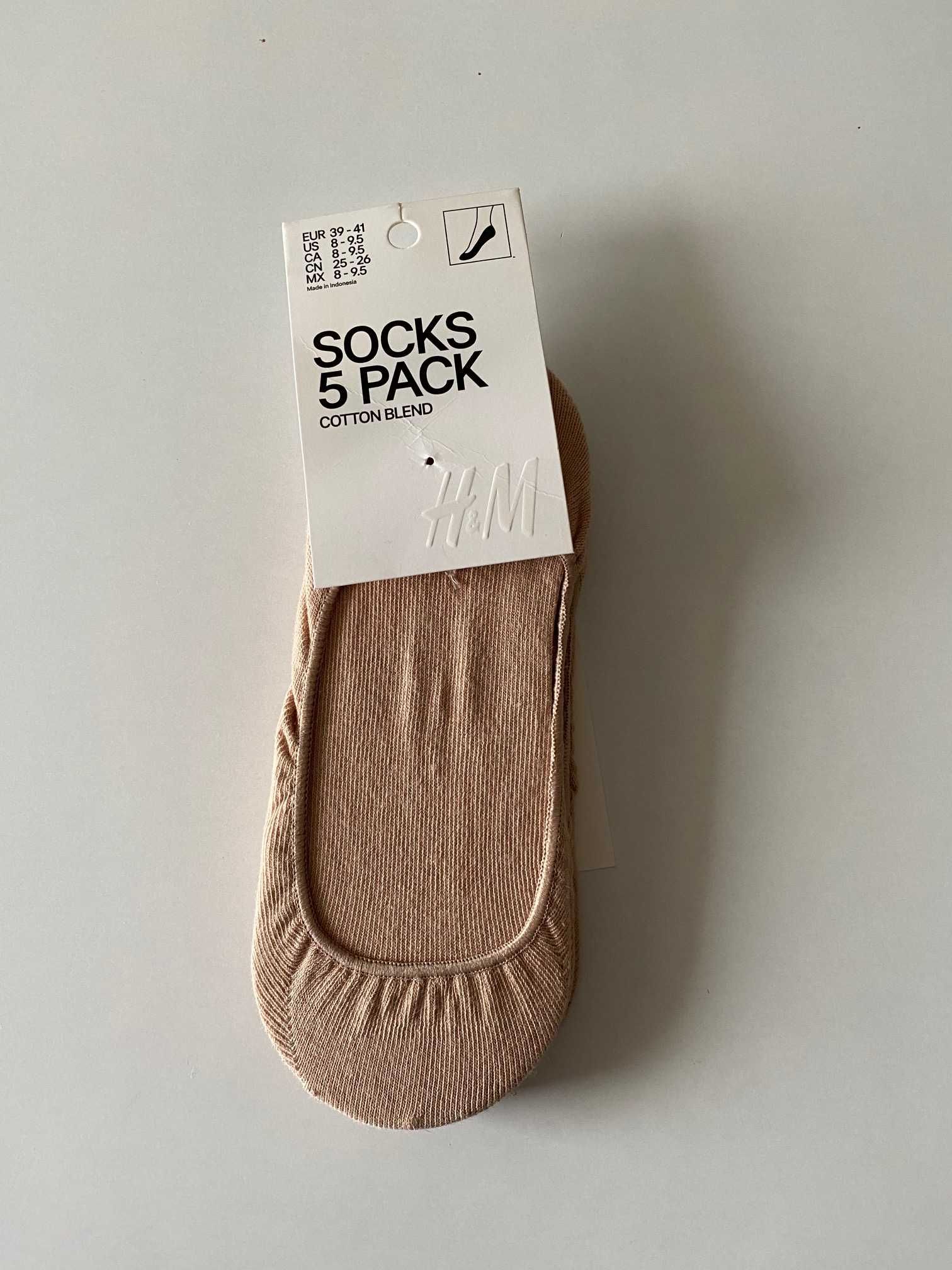 Socks Pack H&M 3 pares 39-41 novas (ctt grátis)