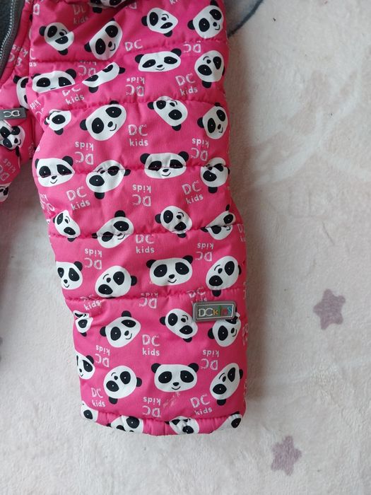 Яскравий теплий комбінезон для дівчинки. Справжній скарб в холодінь!