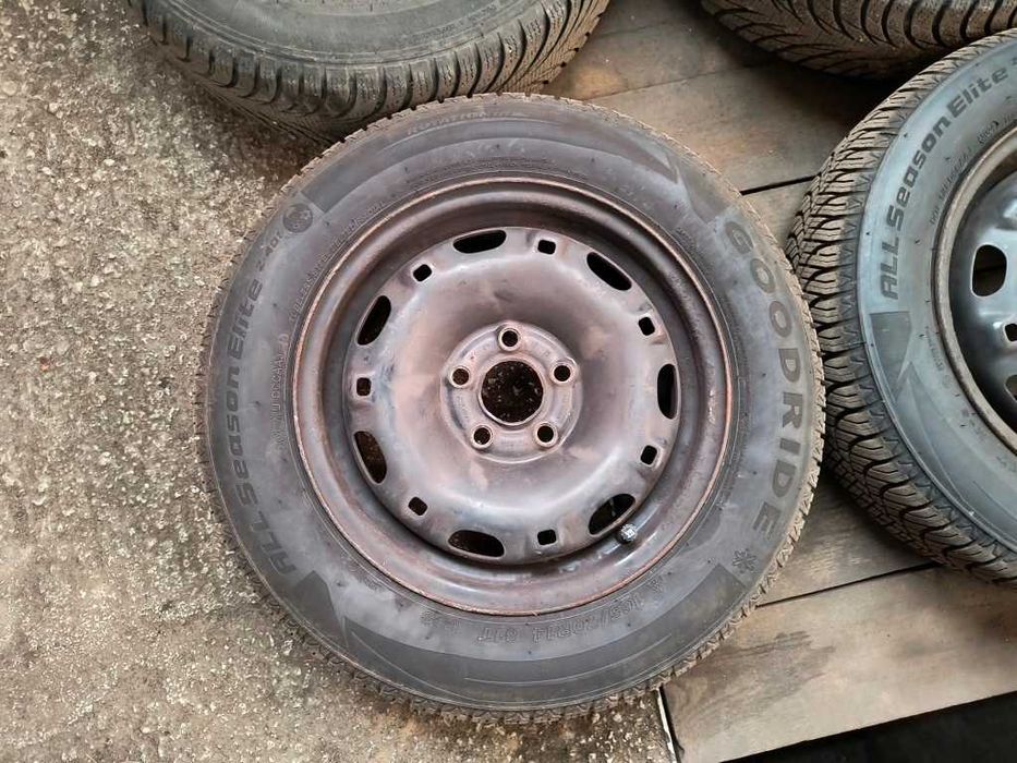 Felgi stalowe 5x100 VAG wielosezon 165/70 R14, 4x108 Ford 185/60 R14