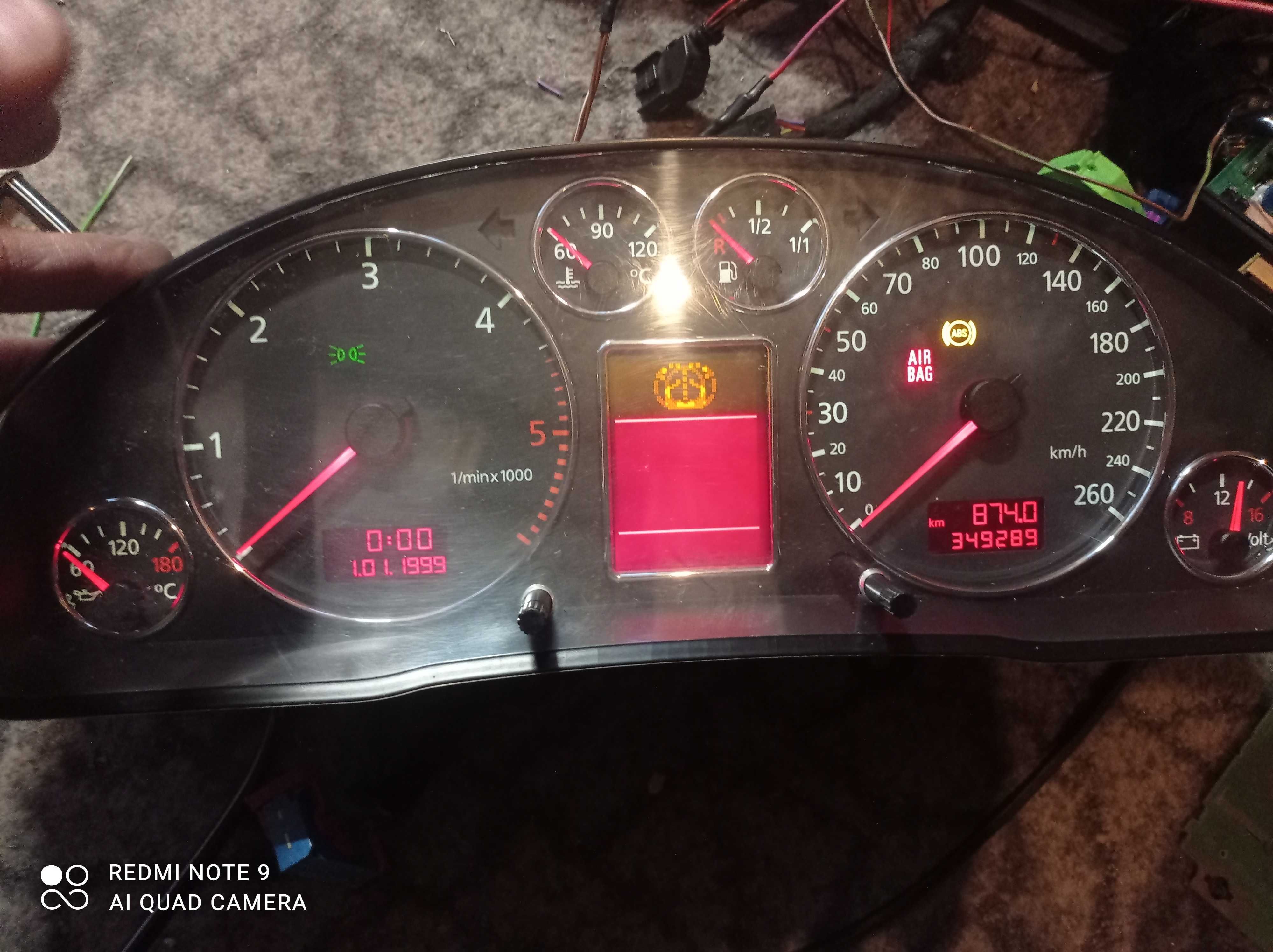 Audi a4 B5 licznik pełny fis lift 1.9 2.5 TDI vdo