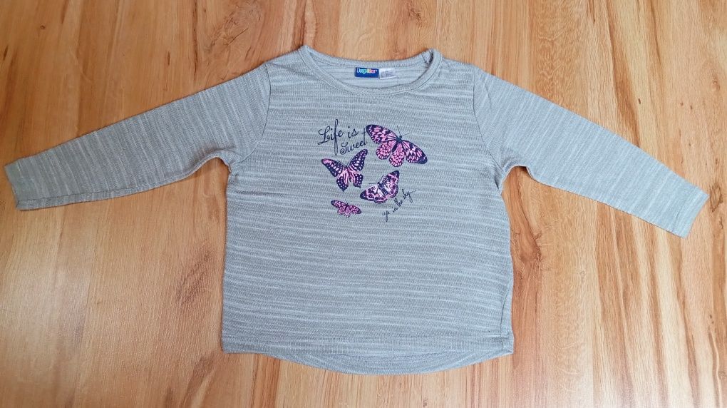 2x sweterek - bluzka Lupilu, rozmiar 98/104