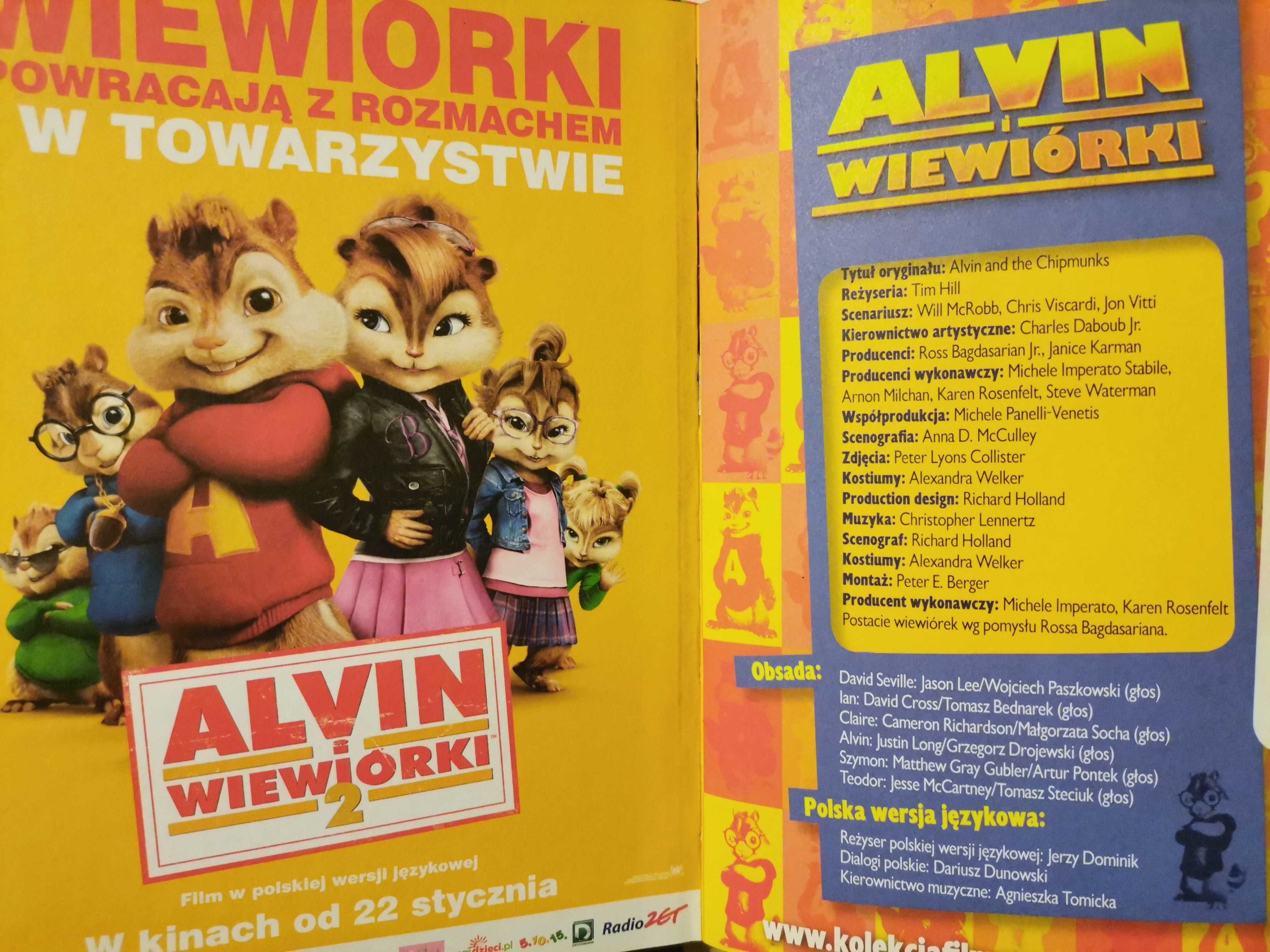 DVD Alvin i  wiewiórki