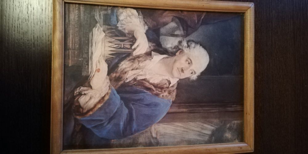 Portret Stanisława Augusta z Klepsydrą