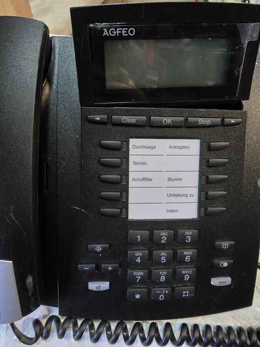 Мережевий пристрій AGFEO ST 22 чорний Системний телефон (6101131)