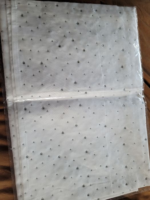 Obrus serweta 85x85 nowy biały